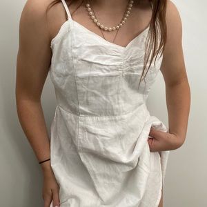 White Boho Dress